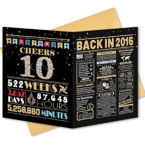 بطاقة عيد الميلاد الثالث عشر، زينة عيد الميلاد الثالث عشر للفتيات والأولاد، هدايا مضحكة لابن الابنة، مرة أخرى في عام 2013، بطاقة ذهبية سوداء in Kuwait