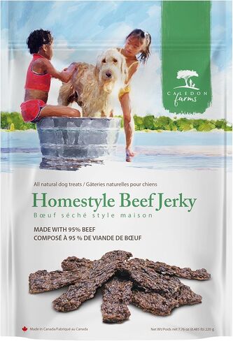 Caledon Farms Homestyle Chicken Jerky 7.41oz, Dog Treats, All Natural in Saudi Arabia