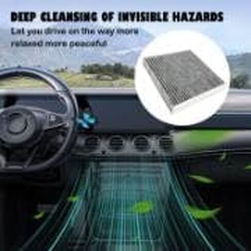 CF10134 Cabin Air Filter Car Air Conditioner Filter with Activated Carbon for Honda, Civic, CR-V, Accord, Odyssey Automotive Replacement Passenger Compartment Airs Filters Fresh Breeze in Kuwait