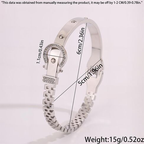 Silver Bracelets for Women Friendship & Love Theme Crystal Bangle Set Stainless Steel Non Tarnish Jewelry, Ideal Birthday Gift. in Saudi Arabia