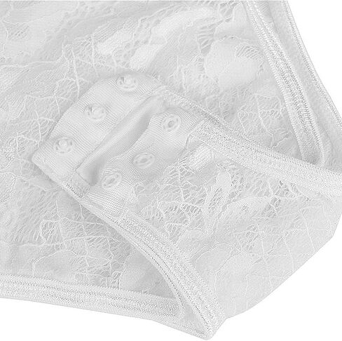Plus Size Lace Bodysuit Lingerie for Women Sexy One Piece Leotard Top Sheer Mesh Body Suit Crotch Openable Clubwear XS-4XL in Saudi Arabia