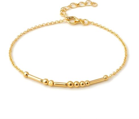 مخصص مورس رمز سوار للنساء 925 الفضة الاسترليني اليدوية رسالة سرية رسالة مخفية سوار شخصية مورس المجوهرات هدية لصديق شقيقة أمي، رمز موريس in Kuwait