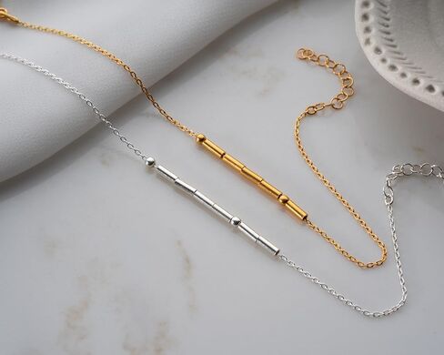 مخصص مورس رمز سوار للنساء 925 الفضة الاسترليني اليدوية رسالة سرية رسالة مخفية سوار شخصية مورس المجوهرات هدية لصديق شقيقة أمي، رمز موريس in Kuwait