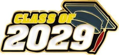 Class of 2029 Pin, 1" Enamel Graduation Lapel Pin Prime in Saudi Arabia