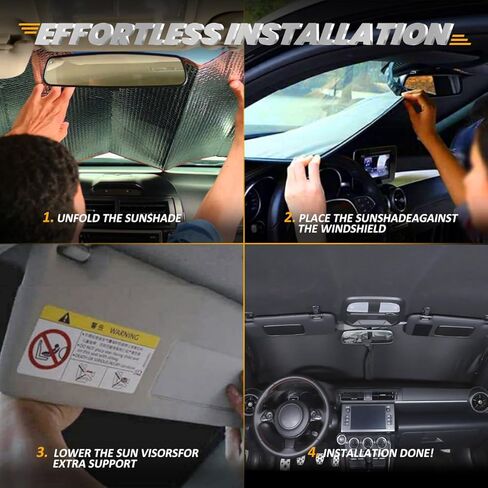 Car Front Windshield Sunshade & Sun Shade Full Window Shades for Subaru BRZ Toyot@ 86 2012-2023, UV Rays Sun Visor Protector,Auto Heat Shield Reflector Cover (Front Window-for BRZ 2022-2024) in Saudi Arabia