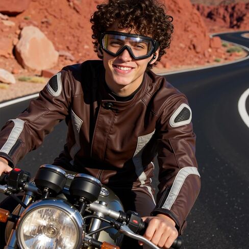 Dirt Bike Goggles Motorcycle Glasses ATV Ski Windproof Glasses for Adults, Men, Women, Youth in Kuwait