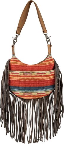 حقيبة STS Ranchwear Chaynee Valley Serape Nellie ذات شراشيب - حقيبة مخفية، جيب مغناطيسي سريع الإطباق، لمسة هامشية أنيقة in Saudi Arabia