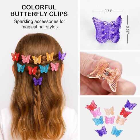 زي الفراشة للفتيات من عمر 3 إلى 11 عامًا - زي Monarch Fairy Dress Up مع إكسسوارات للهالوين وأعياد الميلاد in Kuwait