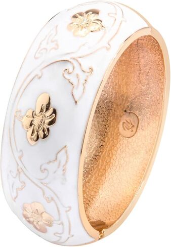 UJOY Colorful Cloisonne Bracelet Jewelry Enamel Handcraft Spring Hinge Birthday Vacation Party Gifts Womens Bangles 55C41 in Kuwait