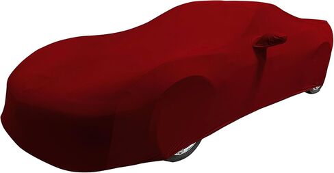 2005-2013 C6 Corvette Ultraguard Stretch Satin Indoor Car Cover - The Ultimate Custom FIT (Dark Red) in Kuwait