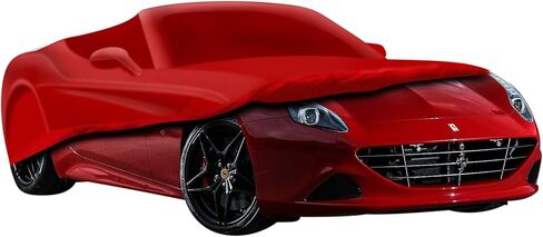 غطاء سيارة خارجي لسيارة فيراري كاليفورنيا 2008-2017 أحمر فاخر مقاوم للماء للأشعة فوق البنفسجية للحماية من الغبار ومقاوم للماء in Kuwait