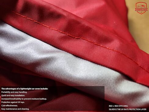 غطاء سيارة خارجي لسيارة فيراري كاليفورنيا 2008-2017 أحمر فاخر مقاوم للماء للأشعة فوق البنفسجية للحماية من الغبار ومقاوم للماء in Kuwait