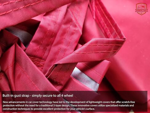 غطاء سيارة خارجي لسيارة فيراري كاليفورنيا 2008-2017 أحمر فاخر مقاوم للماء للأشعة فوق البنفسجية للحماية من الغبار ومقاوم للماء in Kuwait