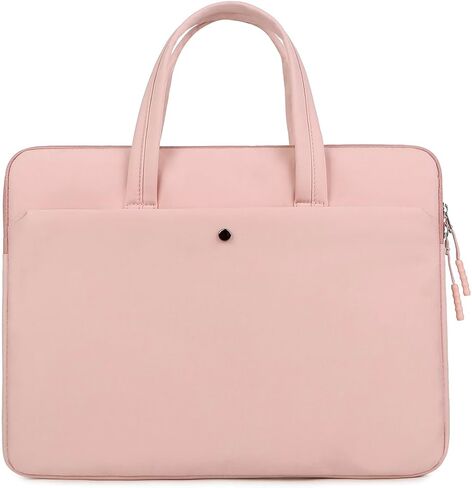 15-16 inch Stylish Oxford Fabric Computer Bag, Waterproof for MacBook Air/Pro 15 M4 M3 M2 M1 A3241 A3114 A2941 A3403 A3186 A2991 A2780 A2485 2025 2024 2023 2022, HP Acer Dell ASUS Lenovo, Pink in Kuwait