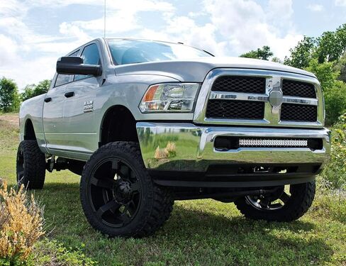 شريط إضاءة LED بشبكة سفلية مقاس 30 بوصة من iJDMTOY متوافق مع 2003-18 Dodge RAM 2500 3500 HD، يتضمن (1) شريط إضاءة LED عالي الطاقة 180 وات، ودعامات تثبيت بفتحة المصد السفلي ومجموعة أسلاك مفتاح التشغيل/الإيقاف in Saudi Arabia