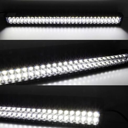 شريط إضاءة LED بشبكة سفلية مقاس 30 بوصة من iJDMTOY متوافق مع 2003-18 Dodge RAM 2500 3500 HD، يتضمن (1) شريط إضاءة LED عالي الطاقة 180 وات، ودعامات تثبيت بفتحة المصد السفلي ومجموعة أسلاك مفتاح التشغيل/الإيقاف in Saudi Arabia