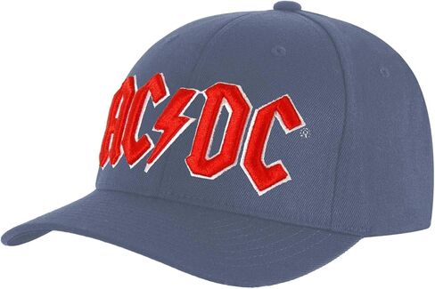 قبعة بيسبول ذات شعار أحمر للرجال من AC/DC باللون الرملي in Kuwait