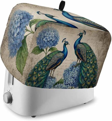 Toaster Dust Cover with Pockets, Farmhouse Cow Pig Chicken Black White Stripes Pattern Soft Washable 2 Slice Toaster Cover, Dust-proof Cover for Small Appliance Cover and Fingerprint Protection in Kuwait