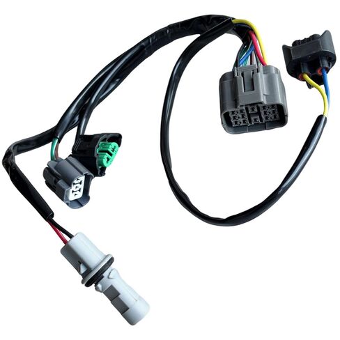 Front Headlight Wiring Harness with Connector Fit for Mazda 3 2014-2018, BHN1-51-0K6A, 5-Connectors in Kuwait