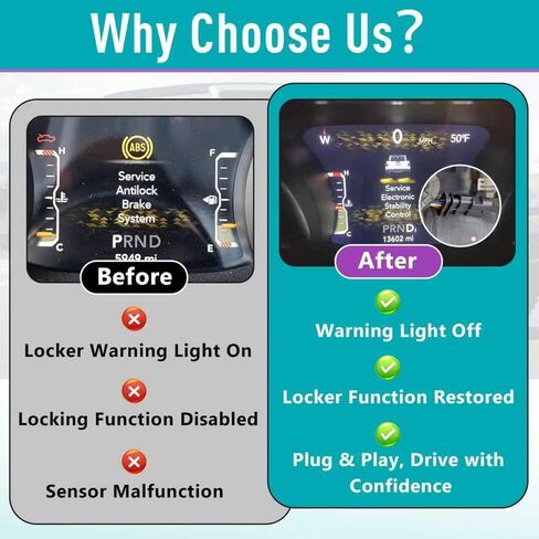 Z-LKR-OEM أداة ربط الأسلاك الالتفافية بمستشعر الخزانة | لسيارة جيب رانجلر JL/JLU 2018-2024 و2020-2023 غلاديتور JT روبيكون | التوصيل والتشغيل موصل الاستشعار in Kuwait