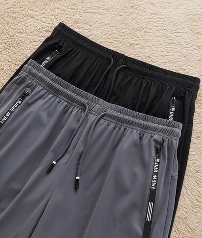 2 Pack Mens Workout Shorts Quick Dry Athletic Shorts with Pockets Drawstring in Saudi Arabia