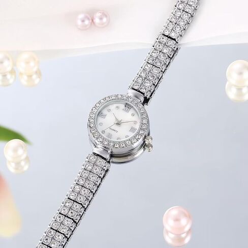 Luxury Watches for Women Fashion Ladies Quartz Wrist Watch Crystal Bracelet Watch Dress Watch in Saudi Arabia