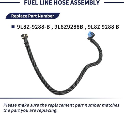 Fuel Line Hose Assembly Compatible with Ford Escape 2009-2012, Fits Mercury Mariner 2009-2011 3.0L V6 Replace 9L8Z-9288-B 9L8Z9288B From Rail Down to Frame in Saudi Arabia