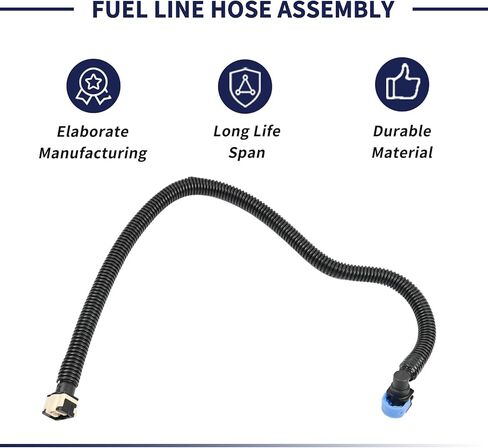 Fuel Line Hose Assembly Compatible with Ford Escape 2009-2012, Fits Mercury Mariner 2009-2011 3.0L V6 Replace 9L8Z-9288-B 9L8Z9288B From Rail Down to Frame in Saudi Arabia