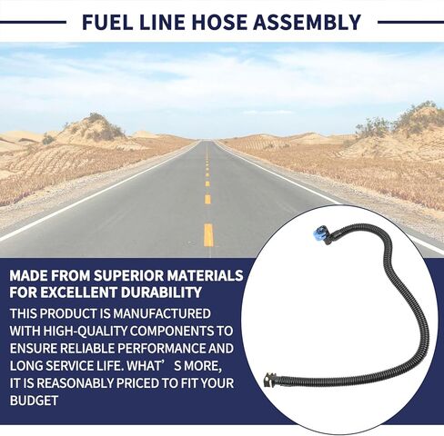 Fuel Line Hose Assembly Compatible with Ford Escape 2009-2012, Fits Mercury Mariner 2009-2011 3.0L V6 Replace 9L8Z-9288-B 9L8Z9288B From Rail Down to Frame in Saudi Arabia
