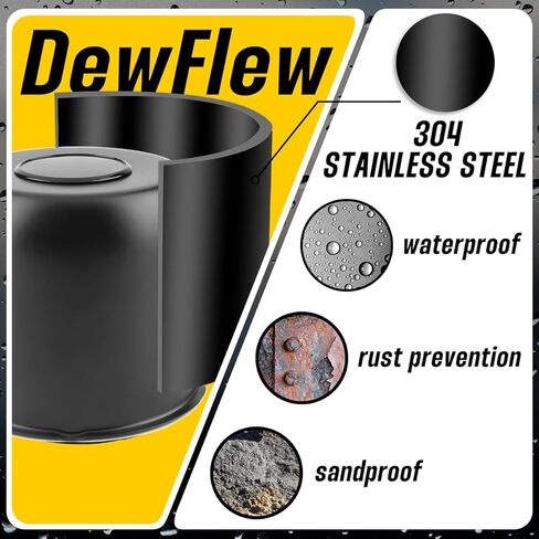 4.9 Inch Stainless Trailer Wheel Center Cap Kit - 4 Matte Black Push Through Center Caps with 4 Replacement Open End Plus Plug Center Caps for Truck SUV Rv in Kuwait