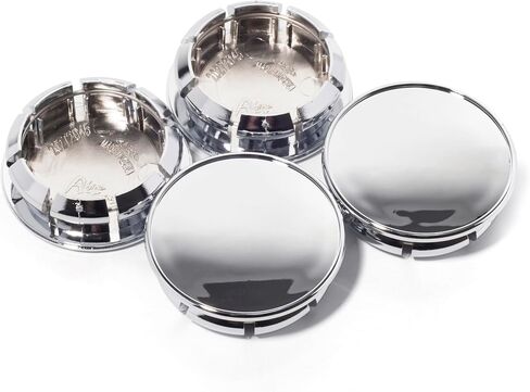 4 قطع 54 مم (2.14 بوصة) أغطية مركز العجلات بديلة 4895899AB 04895899 أغطية محور الكروم، متوافقة مع 2008-2010 كرايسلر تاون آند كانتري 2005-2010 كرايسلر 300 ريم كابس in Kuwait