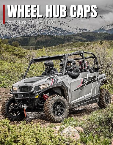 أغطية محور العجلة A & UTV PRO لـ Polaris General 1000 2016-2024/ General 4 1000 2018-2024، أغطية أغطية مركزية لمحور عجلة إطار UTV، استبدال OEM # 1522498، 4 قطع in Saudi Arabia