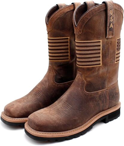 Laforst Men's Square Composite Toe Waterproof Goodyear Welted PR Western Workboots in Saudi Arabia