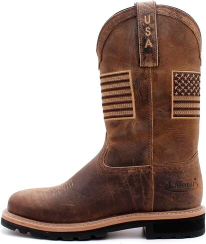 Laforst Men's Square Composite Toe Waterproof Goodyear Welted PR Western Workboots in Saudi Arabia