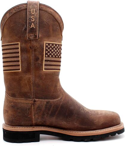 Laforst Men's Square Composite Toe Waterproof Goodyear Welted PR Western Workboots in Saudi Arabia