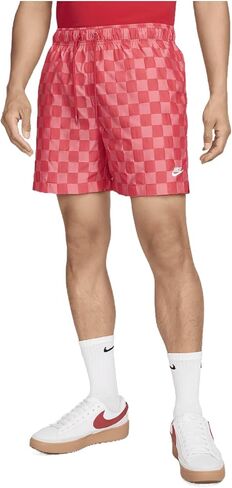 Nike Club Men's Flow Shorts (University Red/White, FN3098-657) Size Small in Saudi Arabia
