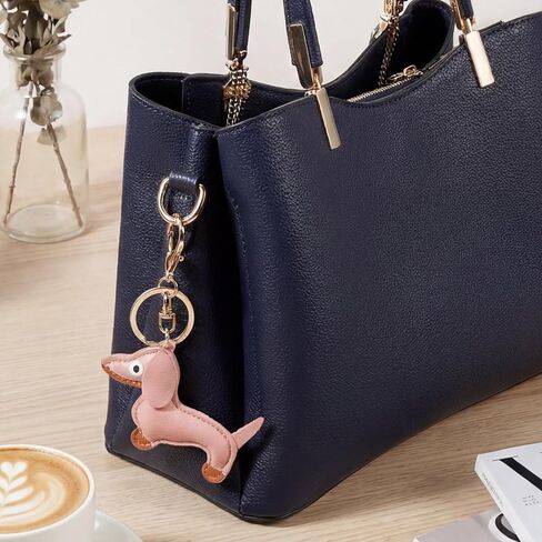 4Pcs Dachshund Keychain, Dachshund Bag Charm Cute Dachshund Dog Keychains for Backpack Keys Gift in Saudi Arabia