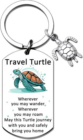 Sea Turtle Gifts For Women Men Best Travel Gifts For Travelers Women Cute Sea Turtle Keychain Funny Birthday Christmas Gift for Turtles Lovers Unique Ocean Turtles Themed Gift for Girls Kids in Kuwait
