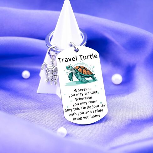 Sea Turtle Gifts For Women Men Best Travel Gifts For Travelers Women Cute Sea Turtle Keychain Funny Birthday Christmas Gift for Turtles Lovers Unique Ocean Turtles Themed Gift for Girls Kids in Kuwait