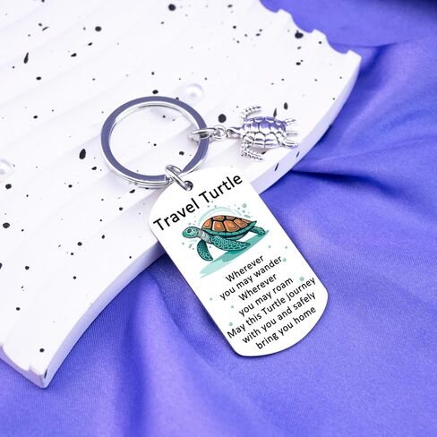 Sea Turtle Gifts For Women Men Best Travel Gifts For Travelers Women Cute Sea Turtle Keychain Funny Birthday Christmas Gift for Turtles Lovers Unique Ocean Turtles Themed Gift for Girls Kids in Kuwait