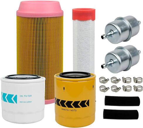 Suitable for Kubota ZD323 ZD331 ZD326 Zero Turn Mower (HST) Lube Oil In-Line Air HST Filter HH150-32094 12581-43012 K3181-82240 K3181-82250 HHK70-14070 Maintenance Filter Kit in Saudi Arabia