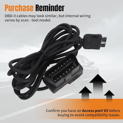 for Access Port OBD2 OBDII Cable Adapter for Cord V3 Sub-aru Ford VW WRX STI Focus Evo BMW for All Cars That use V3 Accessports Diagnostic Cable in Saudi Arabia
