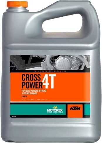 Motorex Cross Power 4T Full Syn 10W50 HP Oil 4 liter Jug for KTM 4 Strokes (401-401/401-400) in Saudi Arabia