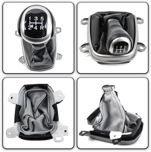 مقبض ناقل الحركة اليدوي 5 سرعات مع غطاء حذاء الغبار لـ 2008 2009 2010 2011 2012 2013 Honda Accord Coupe، مقبض ناقل الحركة مع قاعدة قوس لـ 77299TA0A01 77299TA0A01ZA 77299TA0A01ZB in Saudi Arabia