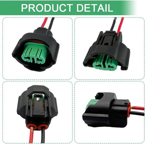 2PCS H11 H8 أنثى محولات الأسلاك تسخير مآخذ ث / 4 بوصة سلك أسلاك التوصيل المصنوعة، تسخير المصباح، محول موصل ضوء الضباب التحديثية ضفيرة، سيارة الضباب ضوء المقبس العالمي لمعظم المركبات in Kuwait