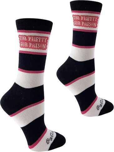 Too Pretty For Prison Women's Socks in Kuwait