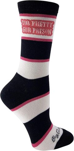 Too Pretty For Prison Women's Socks in Kuwait