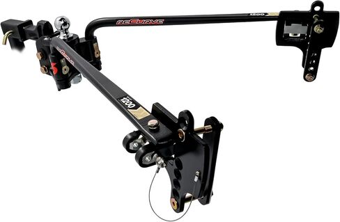 Camco Eaz-Lift ReCurve R6 1000lb Camper/RV وصلة توزيع الوزن - تتميز بالتحكم في التأثير التكيفي الممتاز وكرة ربط 2-5/16 بوصة مع تصنيف أقصى 15000 رطل - أقصى تصنيف لوزن اللسان 1200 رطل (48733) in Saudi Arabia