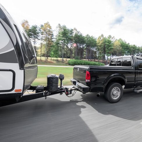 Camco Eaz-Lift ReCurve R6 1000lb Camper/RV وصلة توزيع الوزن - تتميز بالتحكم في التأثير التكيفي الممتاز وكرة ربط 2-5/16 بوصة مع تصنيف أقصى 15000 رطل - أقصى تصنيف لوزن اللسان 1200 رطل (48733) in Saudi Arabia