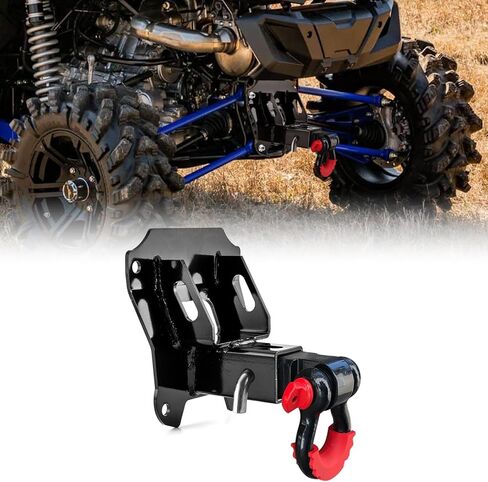 2" Rear Trailer Hitch No Drilling & Shackle Receiver with 3/4'' D Ring and 7/8" Locking Pin Compatible with Honda Talon 1000R 1000X 1000-4 2019-2024 in Kuwait